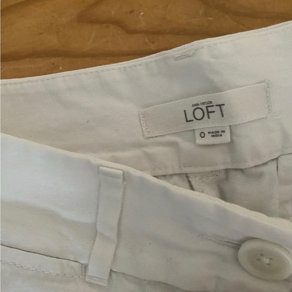 Loft Scalloped White Shorts - Picture 3 of 3